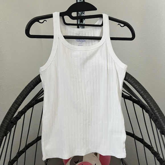 MORE THAN MAGIC Rib Knit Tank Top Girls EUC - Picture 1 of 4
